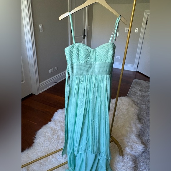 BCBG Maxmara high-low ‘Alicia’ dress- mint green - Picture 6 of 8